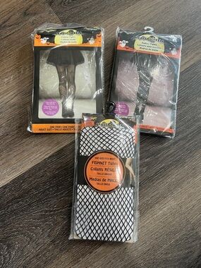 (51) NWT 3 pack Halloween or costume tights